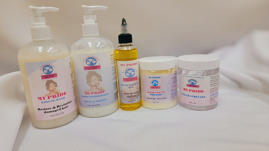 My pride gamme (5 products no hair milk)